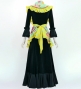 Flamenco Apron and Shawl Set / Roses & Carnations / Light Green / JPA-27