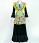 Flamenco Apron and Shawl Set / Roses & Carnations / Light Green / JPA-27