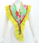 Flamenco Apron and Shawl Set / Roses & Carnations / Light Green / JPA-27