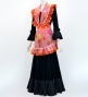Flamenco Apron and Shawl Set / Roses & Carnations / Pink / JPA-28