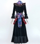 Flamenco Apron and Shawl Set / Floral / Blue / JPA-29