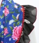 Flamenco Apron and Shawl Set / Floral / Blue / JPA-29