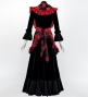 Flamenco Apron and Shawl Set / Polka Dots / Black&Red / JPA-2