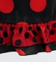 Flamenco Apron and Shawl Set / Polka Dots / Black&Red / JPA-2