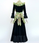 Flamenco Apron and Shawl Set / Paisley / Yellow & Green / JPA-31