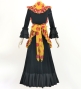 Flamenco Apron and Shawl Set / Polka Dots / Yellow & Pink / JPA-33