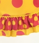 Flamenco Apron and Shawl Set / Polka Dots / Yellow & Pink / JPA-33