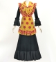 Flamenco Apron and Shawl Set / Polka Dots / Yellow & Pink / JPA-33