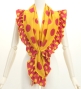 Flamenco Apron and Shawl Set / Polka Dots / Yellow & Pink / JPA-33