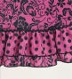 Flamenco Apron and Shawl Set / Ditsy floral / Pink & Black / JPA-36