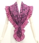 Flamenco Apron and Shawl Set / Ditsy floral / Pink & Black / JPA-36