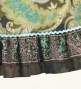 Flamenco Apron and Shawl Set / Paisley / Brown & Turquoise Blue / JPA-38