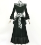Flamenco Apron and Shawl Set / Roses / White / JPA-39