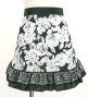 Flamenco Apron and Shawl Set / Roses / White / JPA-39