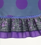 Flamenco Apron and Shawl Set / Dots / Puple  / JPA-40