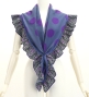 Flamenco Apron and Shawl Set / Dots / Puple  / JPA-40