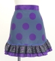 Flamenco Apron and Shawl Set / Dots / Puple  / JPA-40