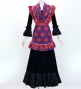 Flamenco Apron and Shawl Set / Polka Dots / Purple&Orange / JPA-5