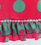 Flamenco Apron and Shawl Set / Polka Dots / Pink&Turquoise Blue / JPA-6