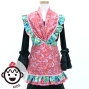 Kids Flamenco Apron and Shawl Set / Floral / Light Pink / JPAp-10