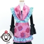 Kids Flamenco Apron and Shawl Set / Roses & Dots / Pink / JPAp-12