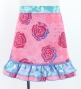 Kids Flamenco Apron and Shawl Set / Roses & Dots / Pink / JPAp-12