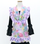 Kids Flamenco Apron and Shawl Set / Floral / Lavender & Pink / JPAp-13