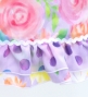 Kids Flamenco Apron and Shawl Set / Floral / Lavender & Pink / JPAp-13