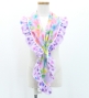 Kids Flamenco Apron and Shawl Set / Floral / Lavender & Pink / JPAp-13