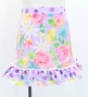 Kids Flamenco Apron and Shawl Set / Floral / Lavender & Pink / JPAp-13