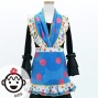 Kids Flamenco Apron and Shawl Set / Polka Dots / Light Blue / JPAp-15