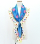 Kids Flamenco Apron and Shawl Set / Polka Dots / Light Blue / JPAp-15