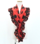 Kids Flamenco Apron and Shawl Set / Polka Dots / Red & Black / JPAp-1