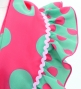 Kids Flamenco Apron and Shawl Set / Polka Dots / Pink & Turquoise Blue / JPAp-3