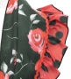 Kids Flamenco Apron and Shawl Set / Rose / Black & Red / JPAp-4