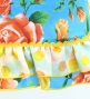 Kids Flamenco Apron and Shawl Set / Roes / Light Blue / JPAp-6