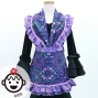 Kids Flamenco Apron and Shawl Set / Arabesque / Navy / JPAp-8