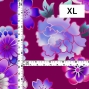 Japan Fabric / Chrysanthemum, Peony & Pine / JWA-001-RDPU