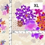 Japan Fabric / Chrysanthemum, Plum Blossom & Cherry Blossom / JWA-005-BE