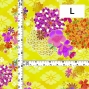 Japan Fabric / Chrysanthemum, Plum Blossom & Cherry Blossom / JWA-005-YE
