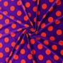 Flamenco Fabric / Dots / Purple / JKF-049