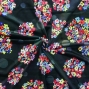 Flamenco Fabric / Floral & Dots / JKF-185-BK
