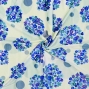 Flamenco Fabric / Floral &Dots / JKF-185-BLWH