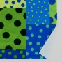 Flamenco Fabric / Dots & Patchwork Style / JKF-195-GRBL