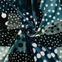 Flamenco Fabric / Dots & Patchwork Style / JKF-195-GYBL