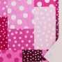 Flamenco Fabric / Dots & Patchwork Style / JKF-195-PI