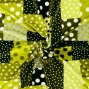 Flamenco Fabric / Dots & Patchwork Style / JKF-195-YE