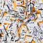 Flamenco Fabric / Townscape Pattern / JKF-197-OR