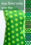 Flamenco Fabric / Dots / Green / JKF-043
