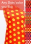Flamenco Fabric / Dots / Orange / JKF-045
